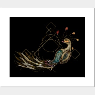 Awesome elegant  peacock Posters and Art